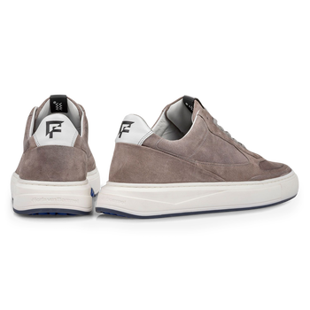 Sneaker suede leather grey