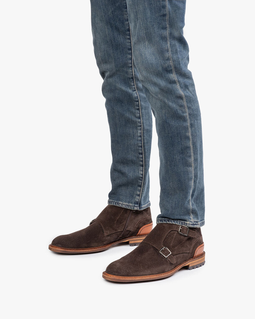 Stiefel mit Schnalle braun