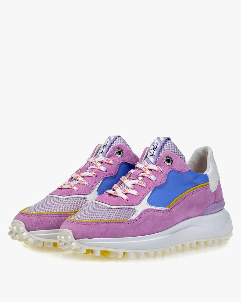 Noppi Wildleder pink