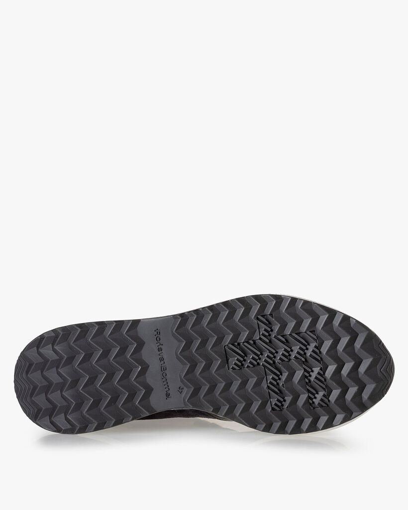 Sneaker Lackleder schwarz