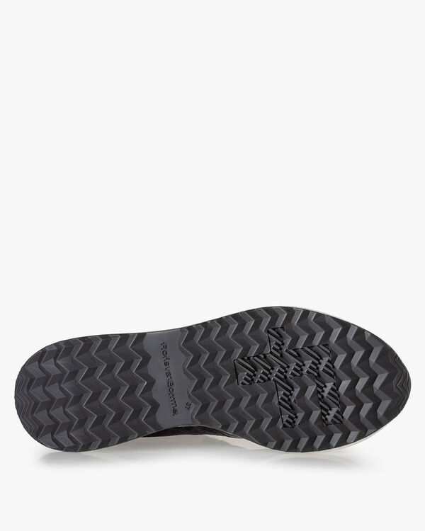 Sneaker Lackleder schwarz