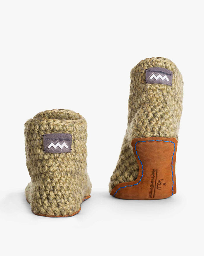 Kingdom of Wow Hausschuhe grün