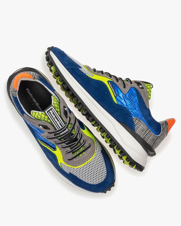 Noppi Sneaker Wildleder blau