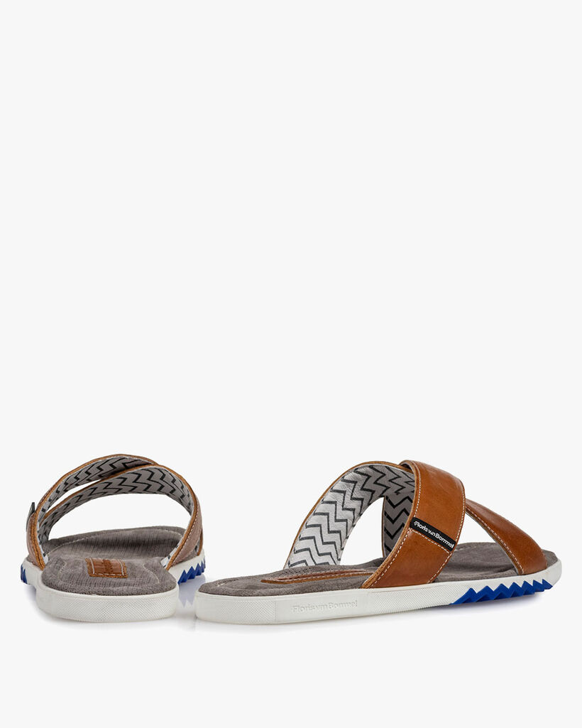 Slipper Kalbsleder cognac