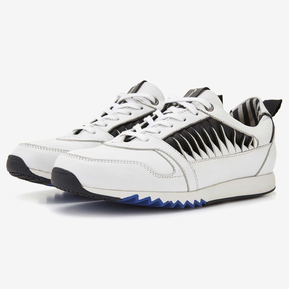 Floris van Bommel white leather women's sneaker