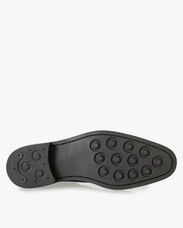 Schn&uuml;rstiefel Wildleder blau