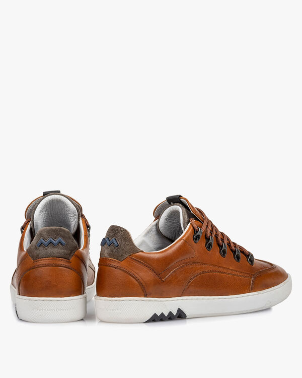 Hiking-Sneaker Leder cognac