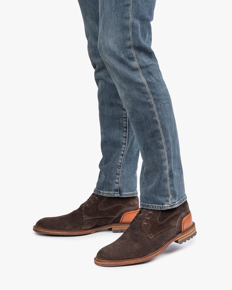 Crepi boot brown suede leather