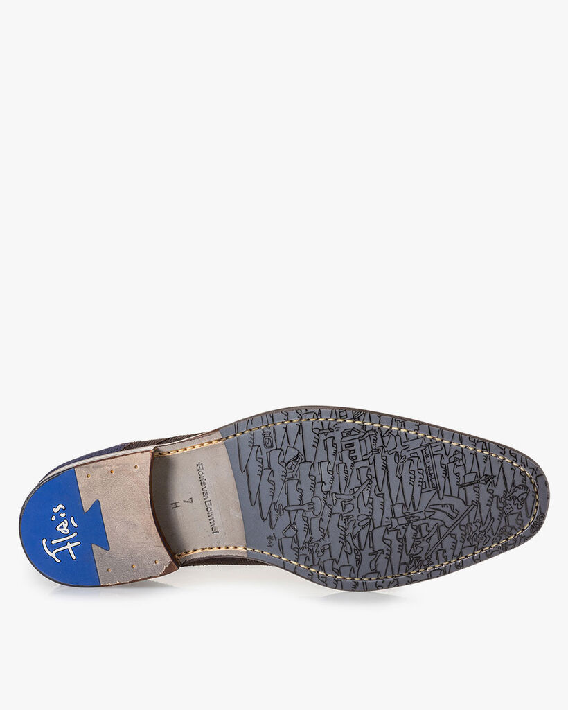 Schn&uuml;rstiefel braun Wildleder