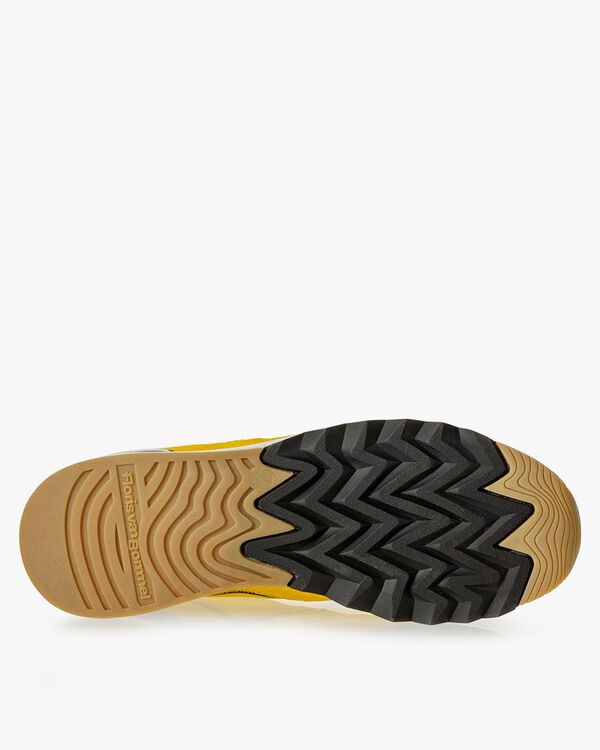 Nineti yellow suede leather