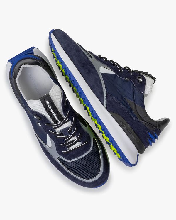 Sneaker Wildleder blau