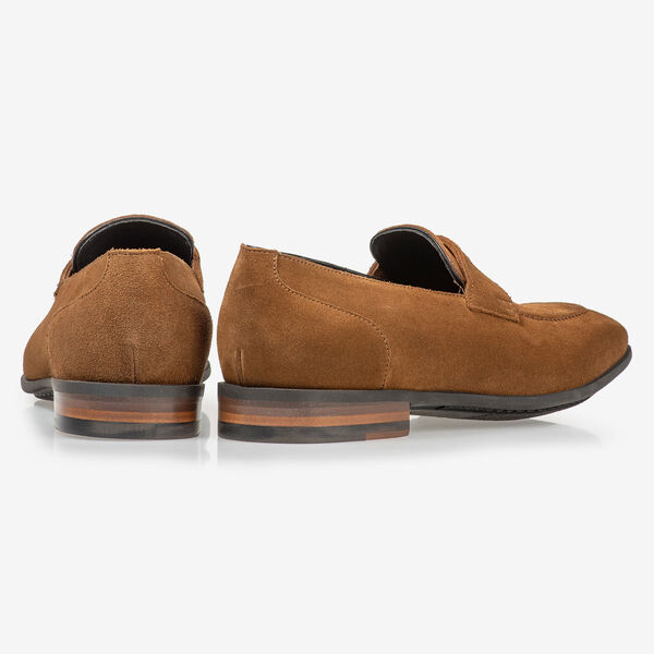 Brauner Wildleder-Loafer