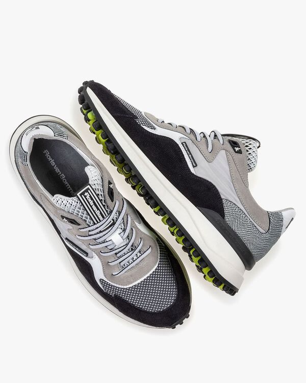 Noppi Sneaker Wildleder hellgrau