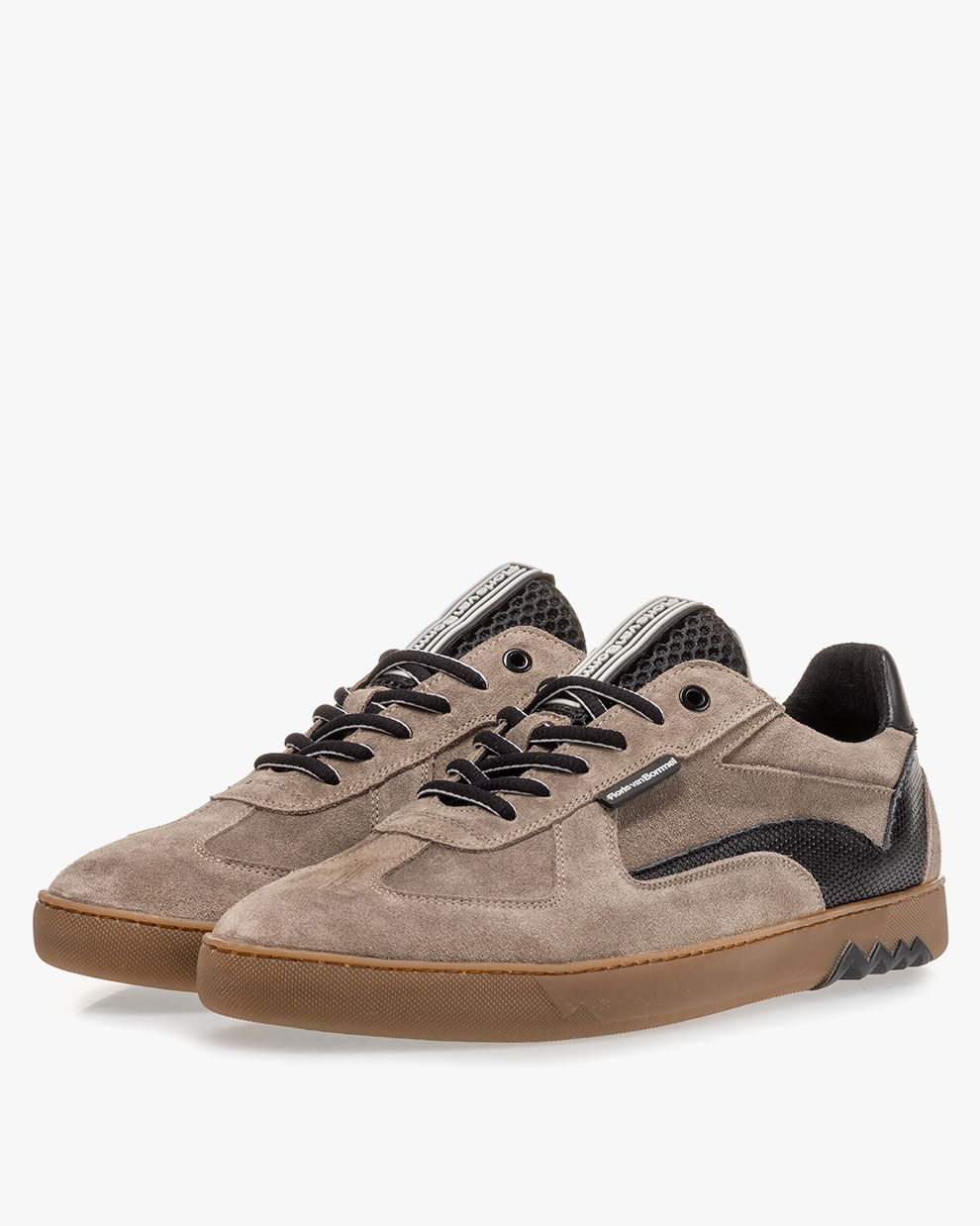 Sneaker suede taupe 16342 55 Floris van Bommel Official