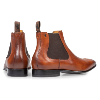 Leder Chelsea Boot dunkelcognac