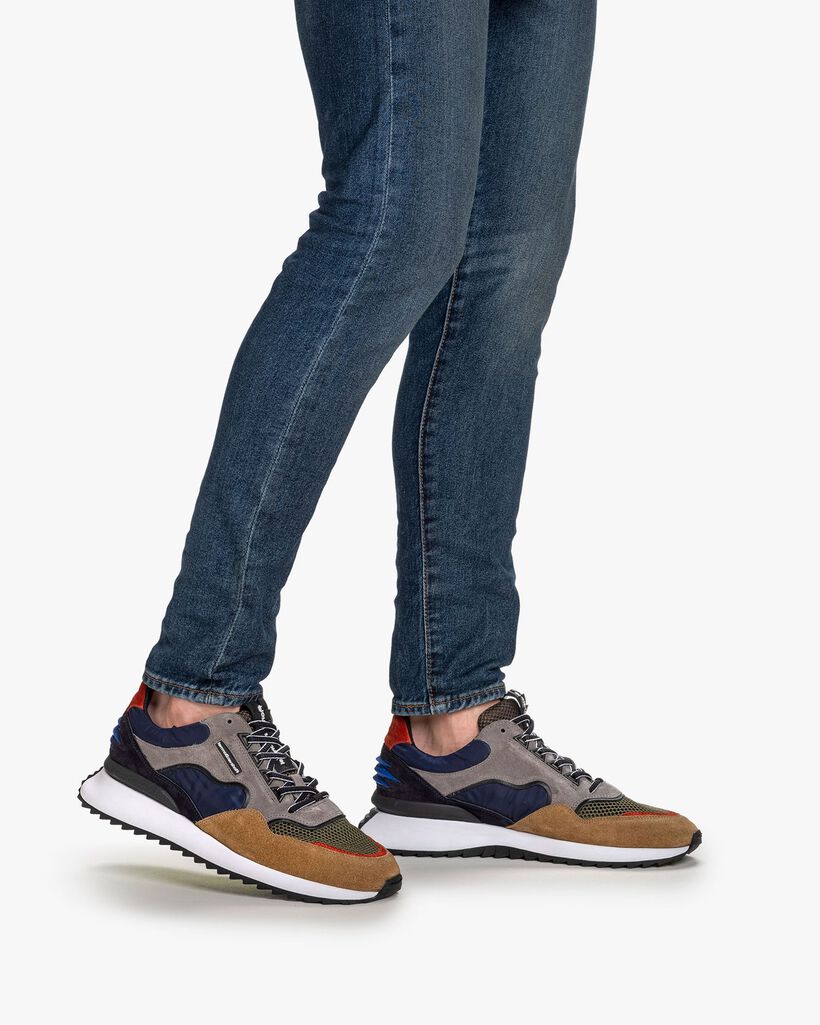 Sharki sneaker suede grey