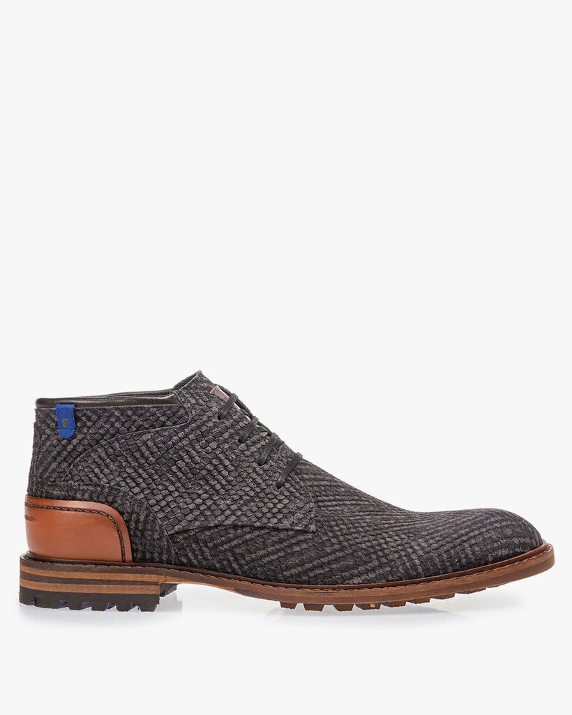 Crepi Stiefel grau mit Print