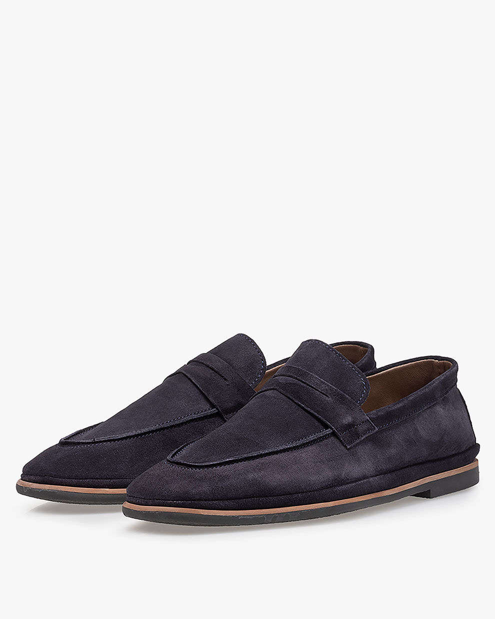 Hugo boss safari suede loafers on sale