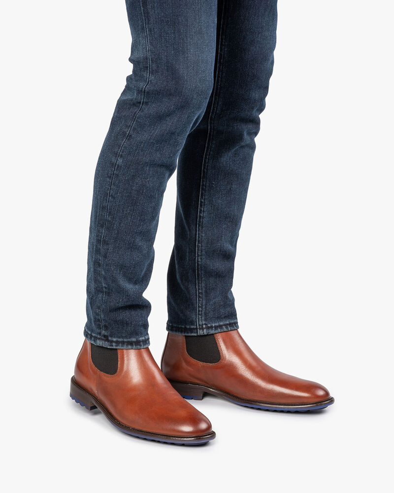 Chelsea Boot Kalbsleder cognac
