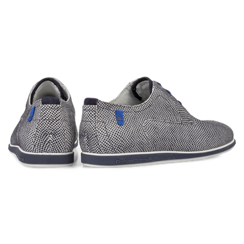 Schn&uuml;rschuh cremewei&szlig; Wildleder