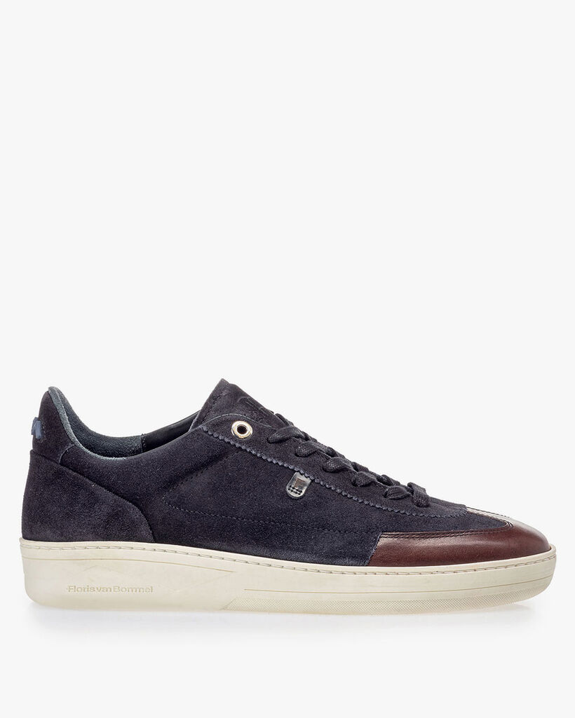 Sneaker suede leather black