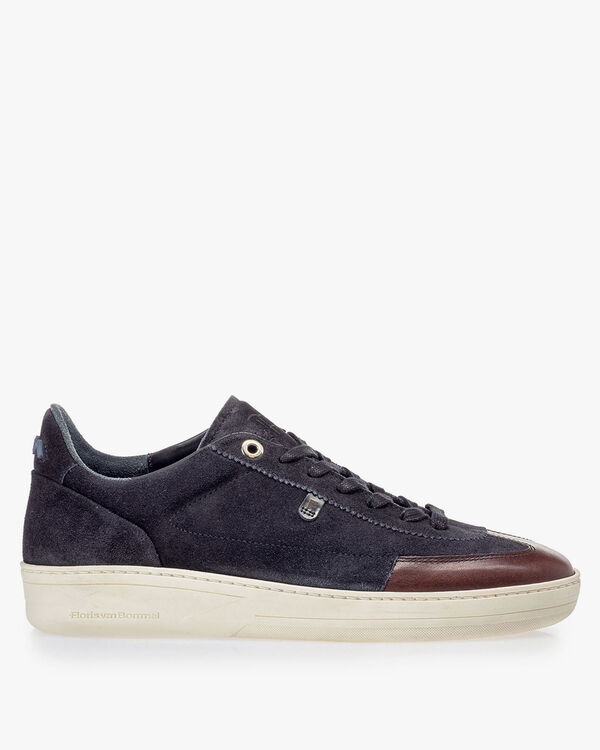 Sneaker suede leather black