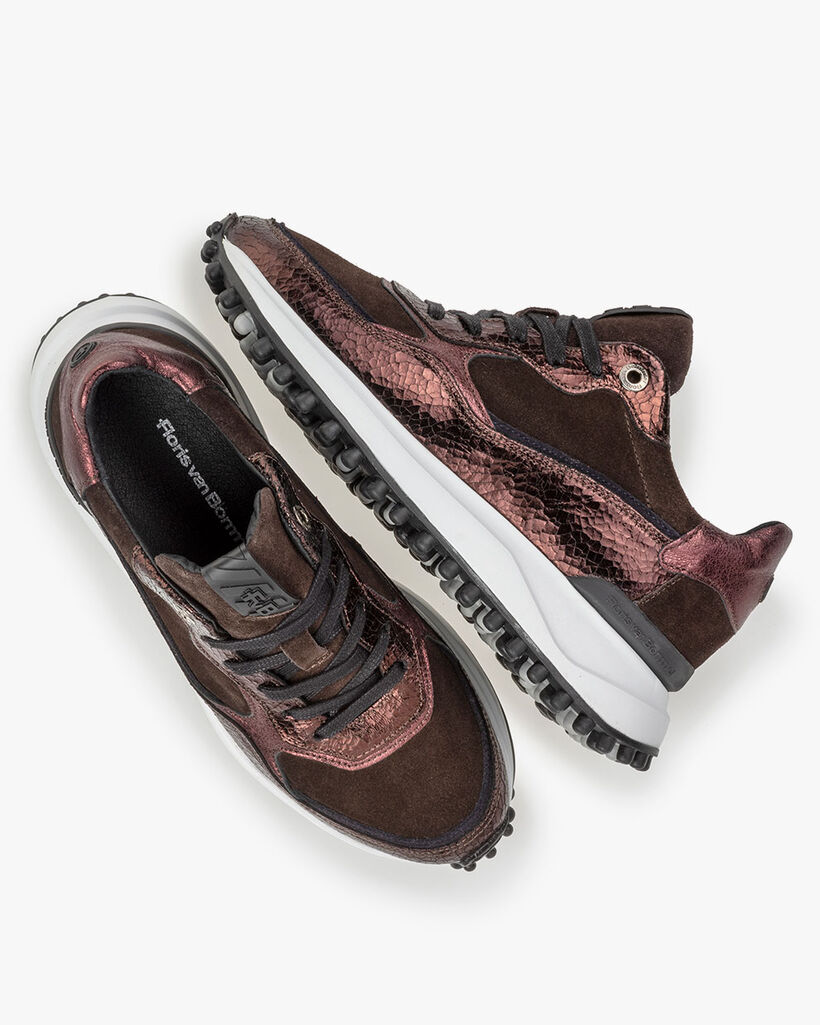 Noppi Leder dunkelbraun