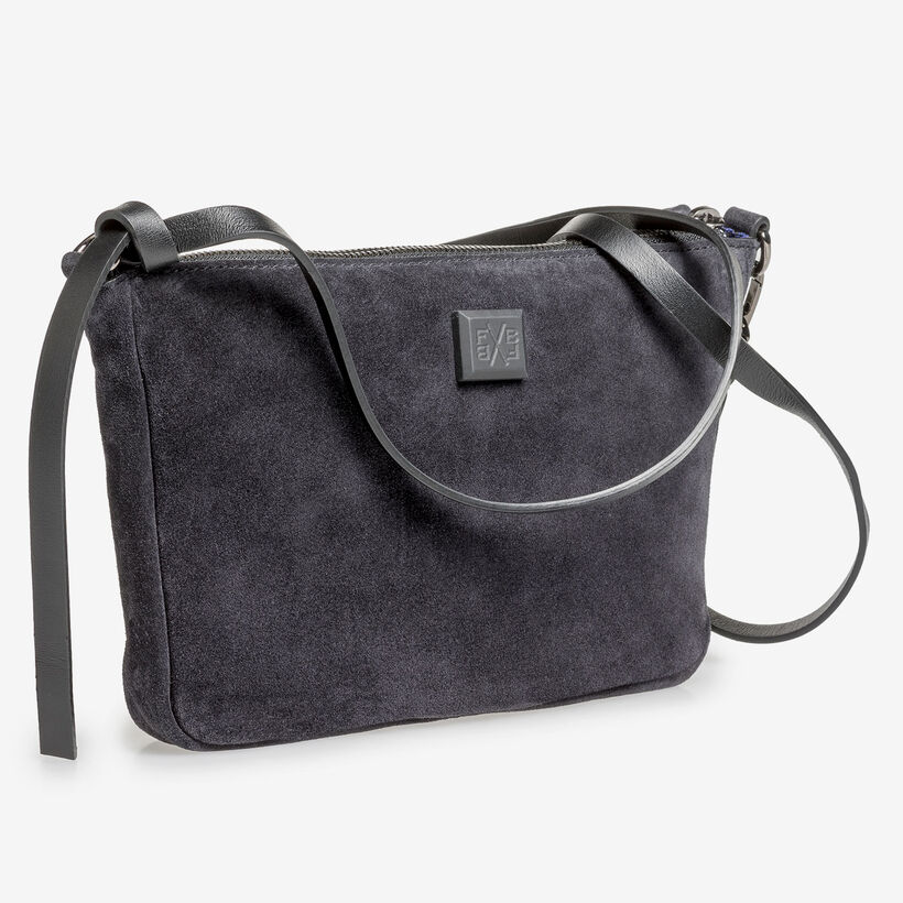 Schwarze Wildleder-Tasche