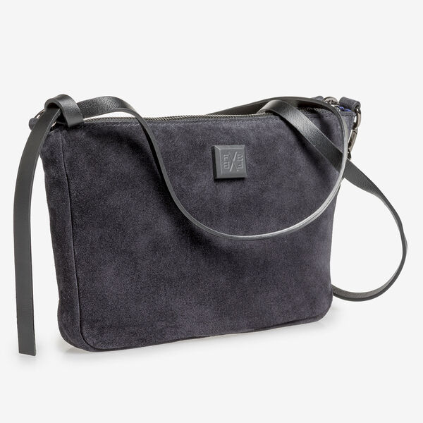 Schwarze Wildleder-Tasche