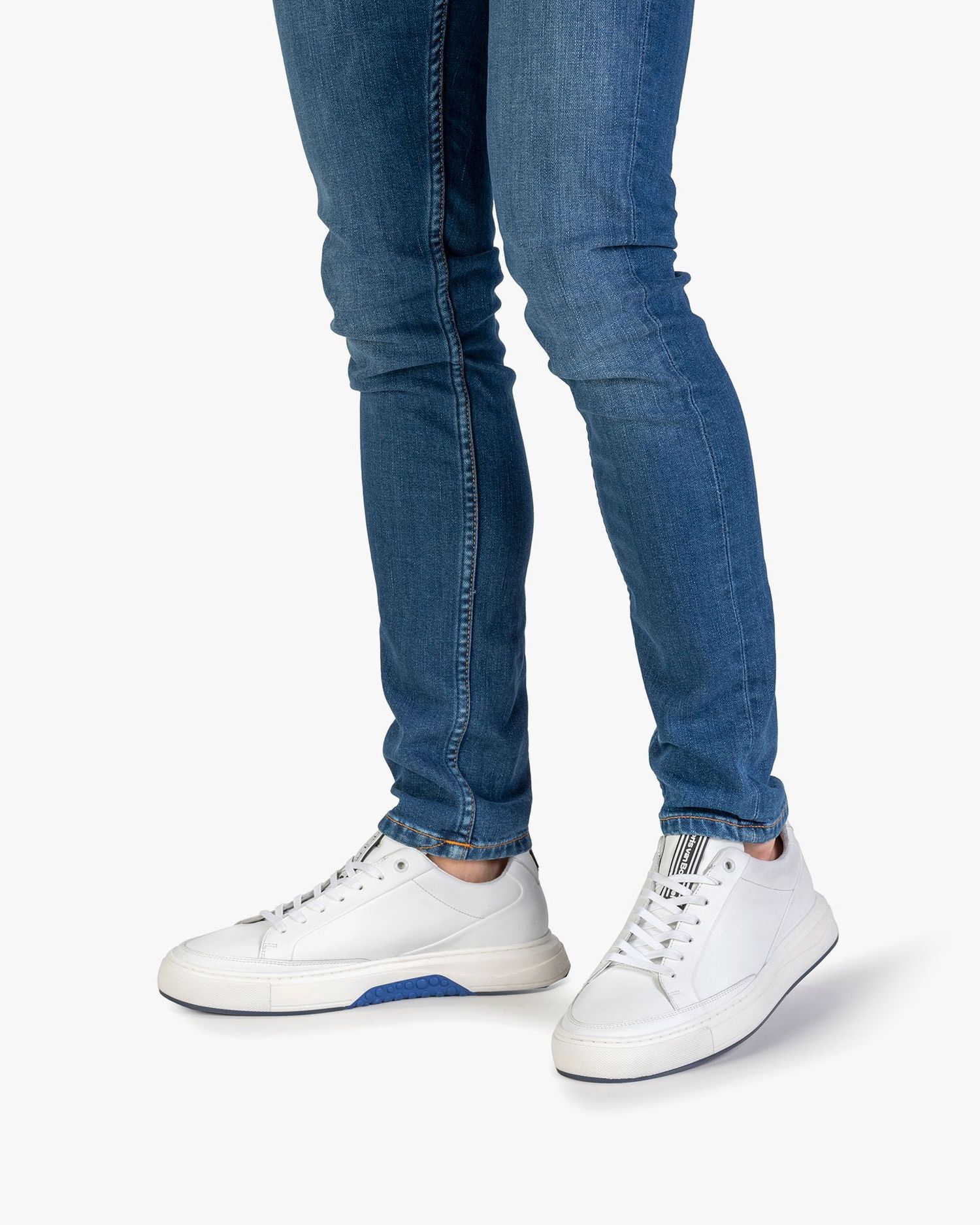 Sneaker calf leather white 13323/00 | Floris van Bommel Official®