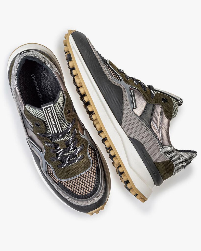 Noppi sneaker grey/green