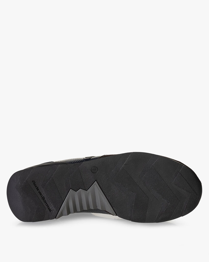 Sneaker Wildleder blau/gr&uuml;n