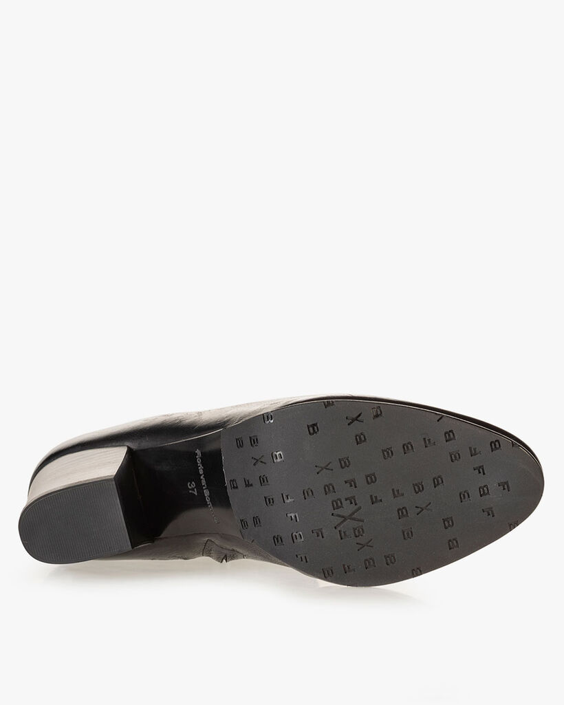 Stiefelette Nappaleder schwarz