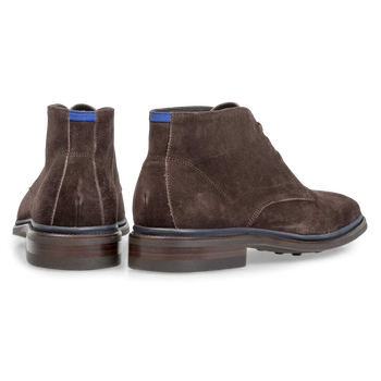 Schn&uuml;rstiefel Wildleder braun