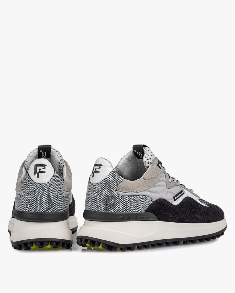 Noppi Sneaker Wildleder hellgrau