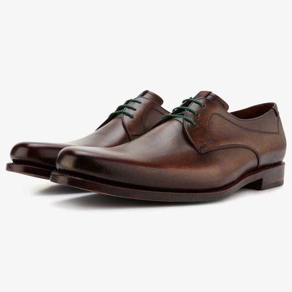 Floris van Bommel Dunkelbraune Herren Schnürschuhe