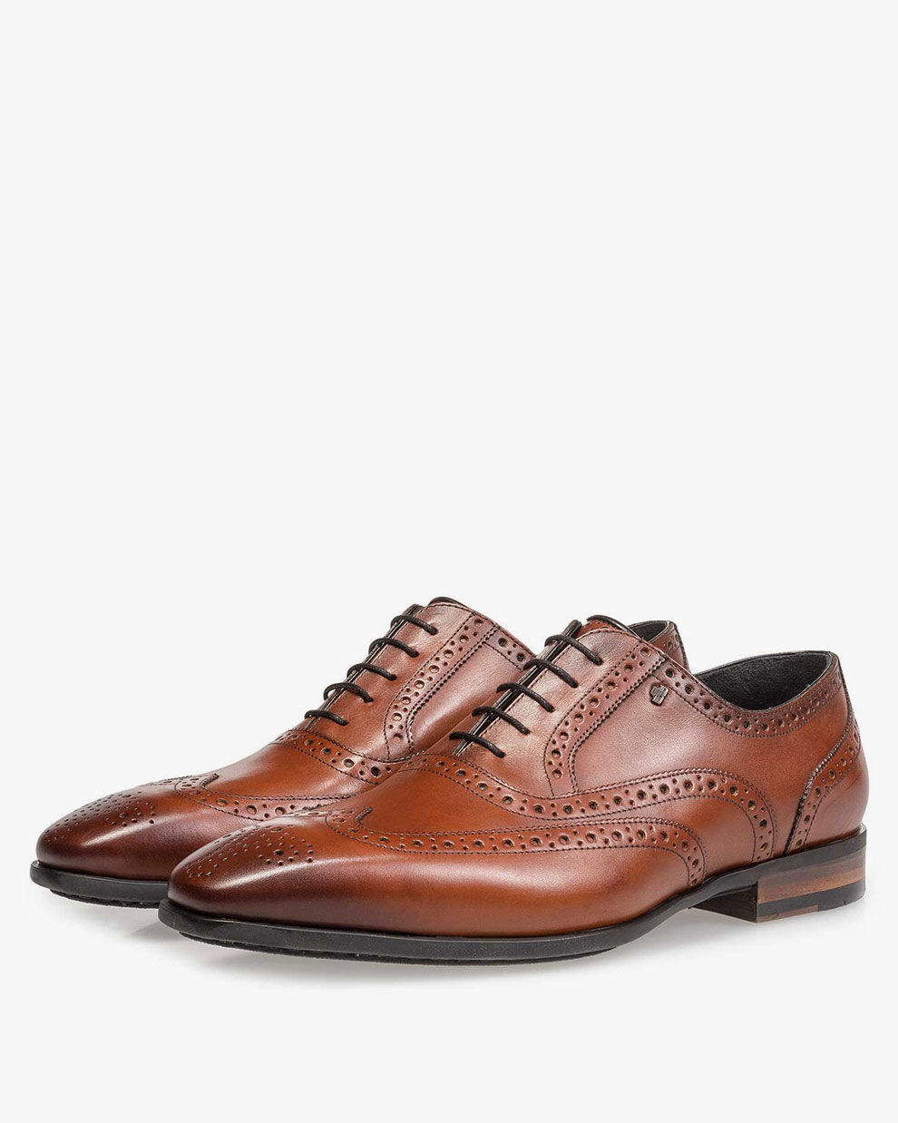 Kollektion® Kalbsleder Brogue 1910504Van Bommel Cognacfarbener dBohxtsrCQ