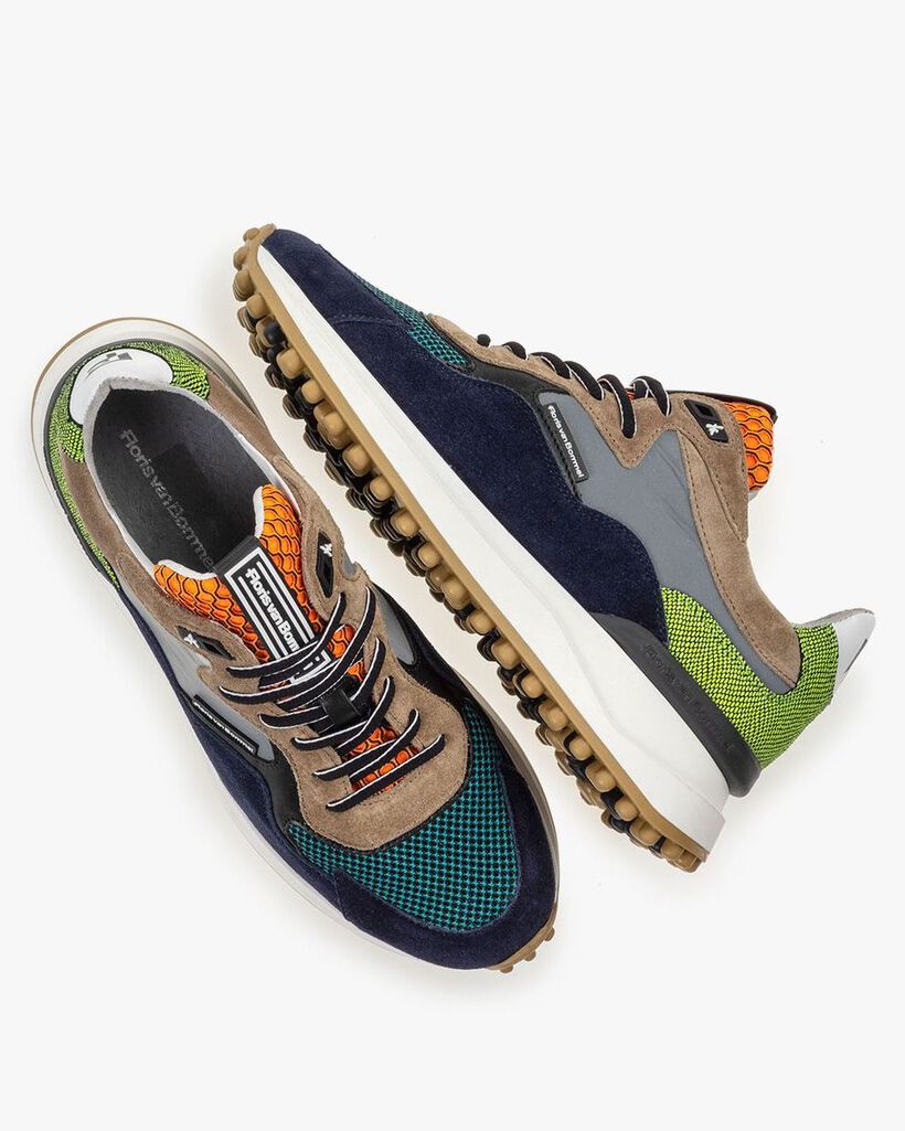 Noppi sneaker suede leather sand-coloured