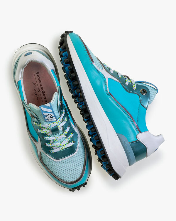 Noppi Nappaleder blau