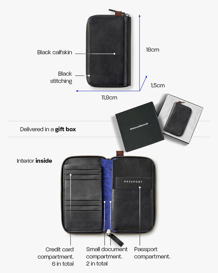 Reisepass-Portemonnaie groß