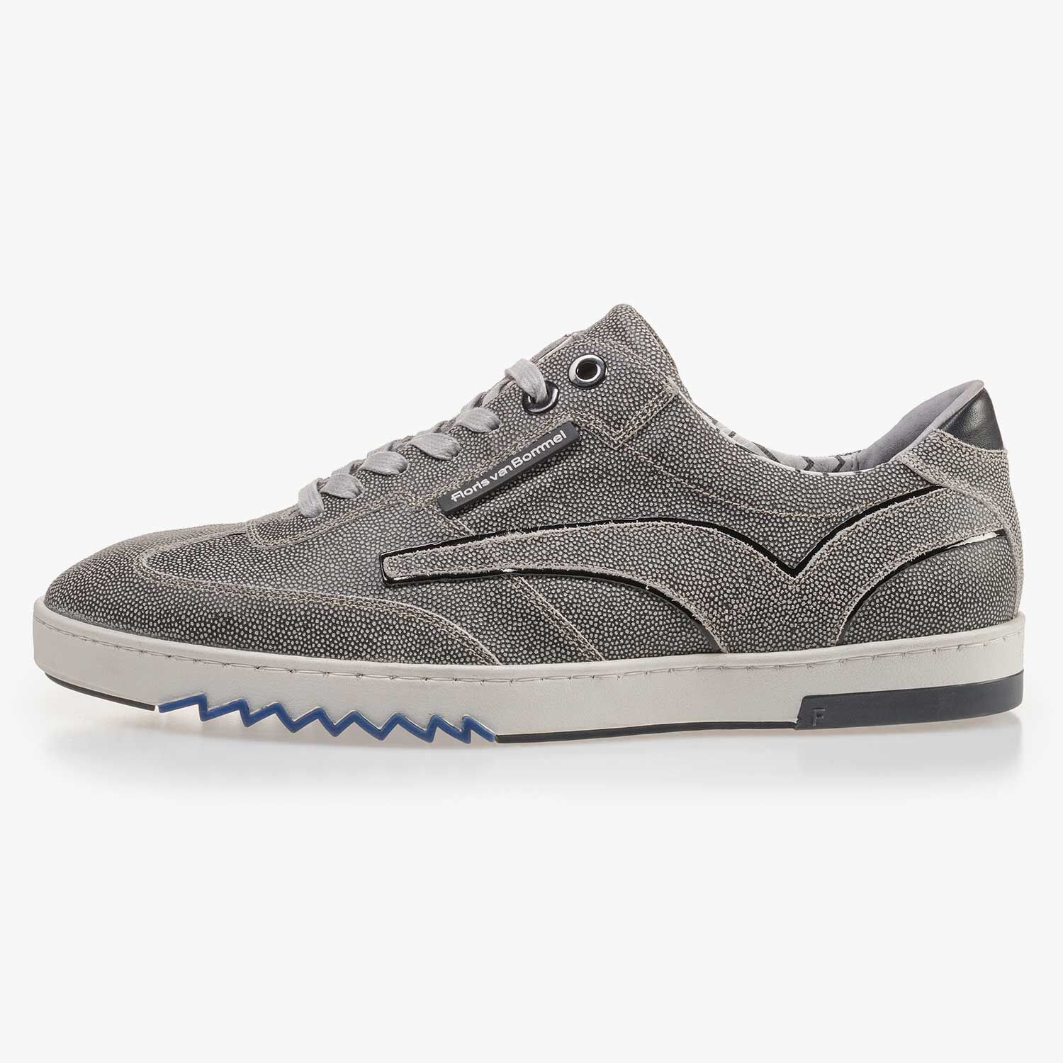 Men s sneakers Grey suede leather sneaker Floris van Bommel Germany