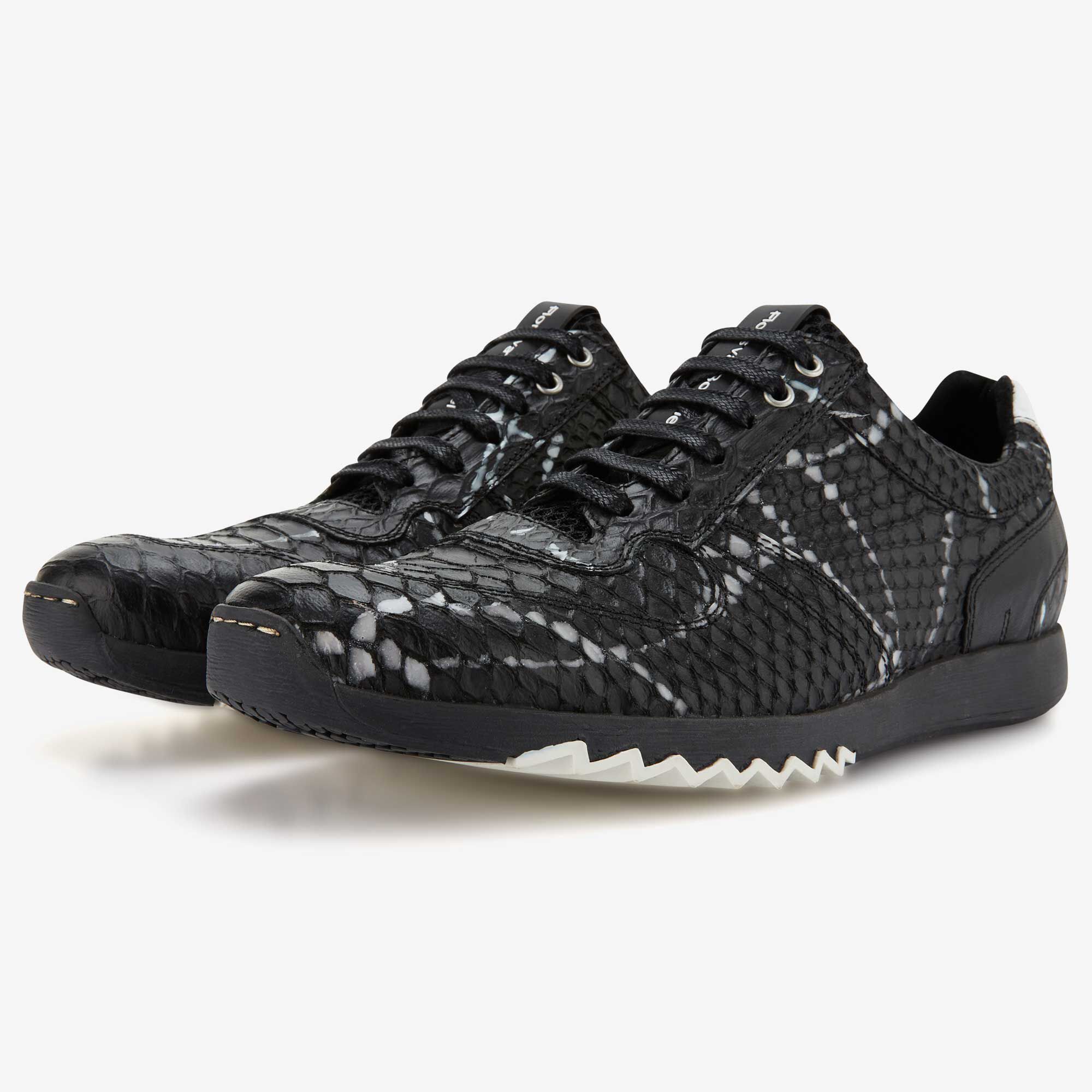 Black snake print shoes shop