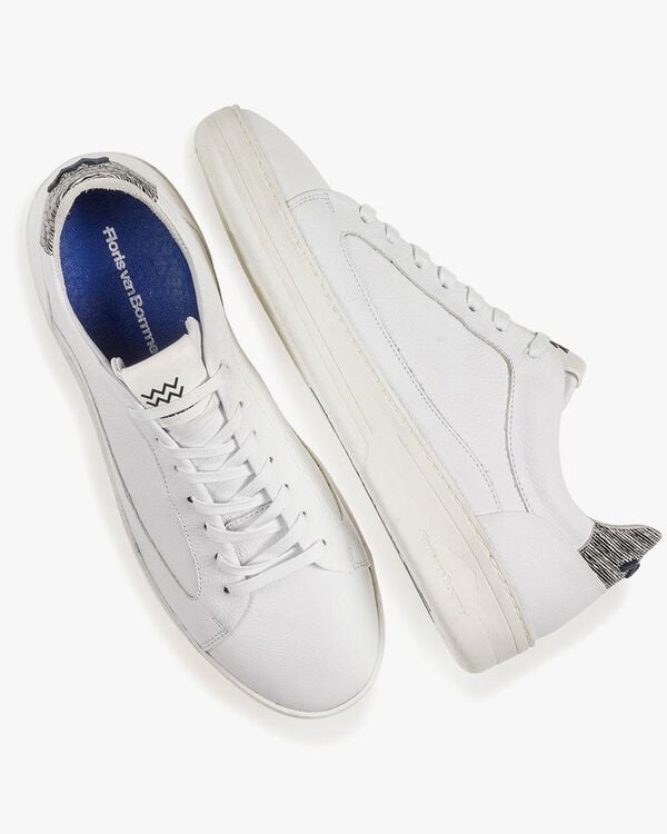 White calf leather sneaker