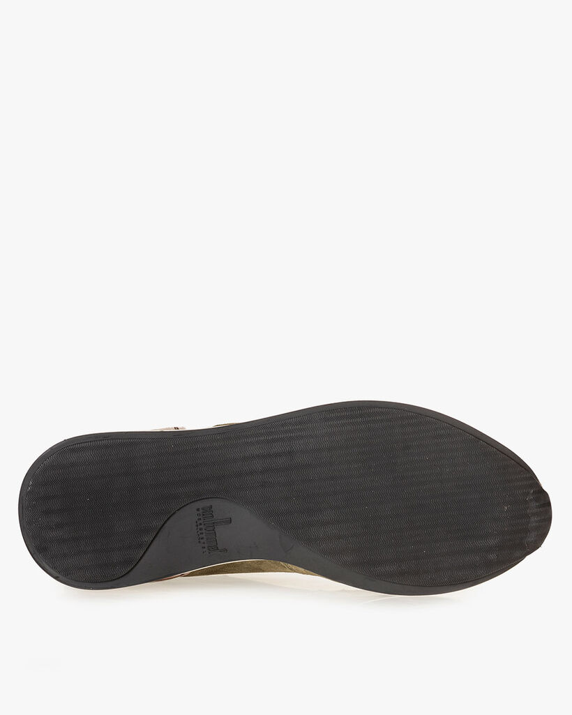 Sneaker gr&uuml;n Wildleder