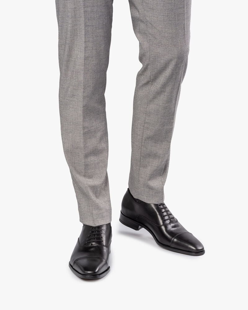 Schn&uuml;rschuh Kalbsleder schwarz