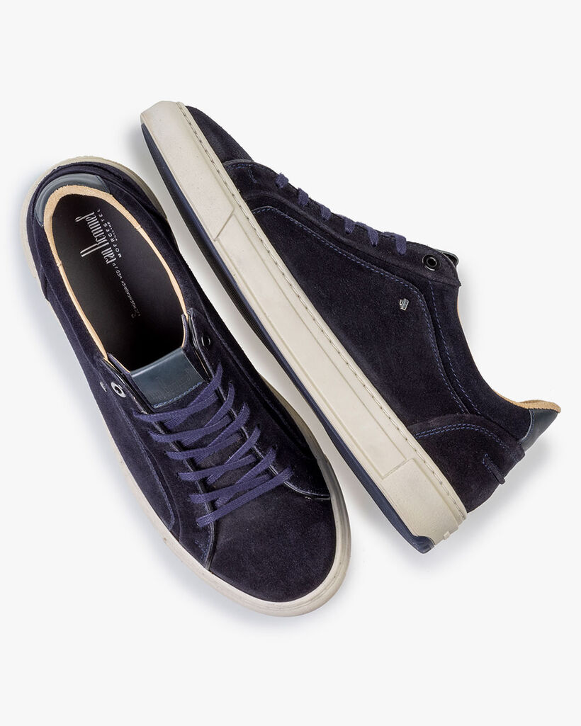 Sneaker suede dark blue