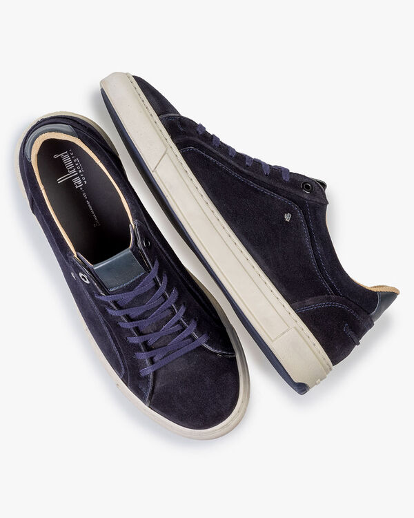 Sneaker suede dark blue
