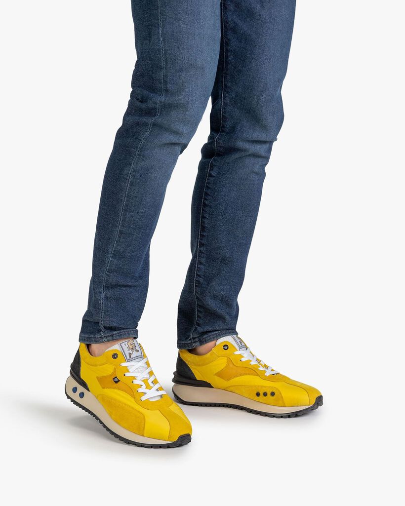 Sneaker Textil gelb