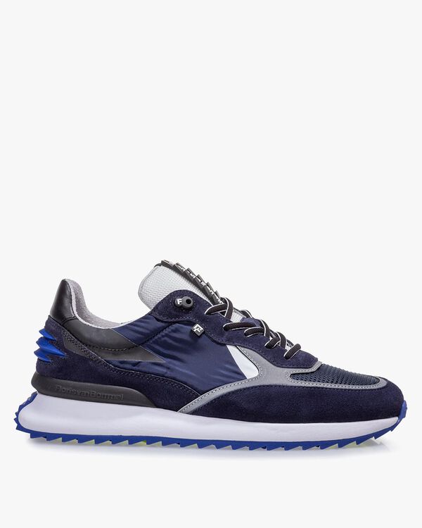Sneaker Wildleder blau