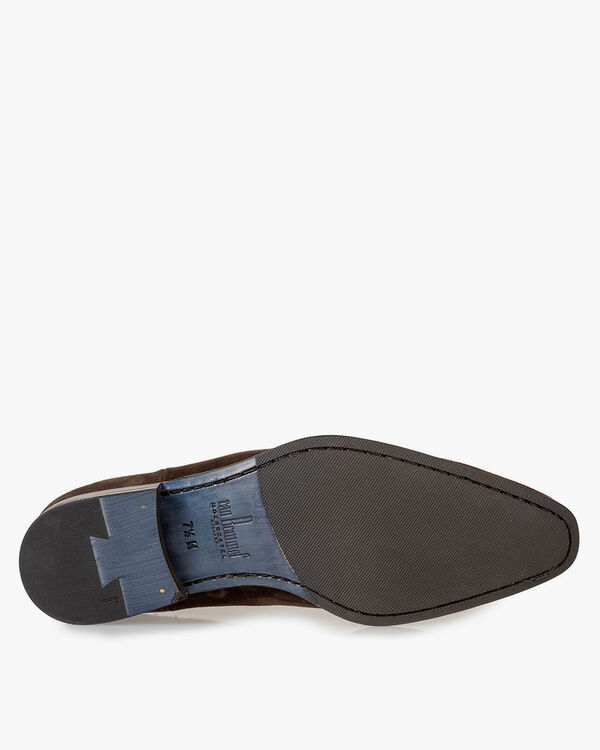 Dunkelbrauner Wildleder Chelsea Boot